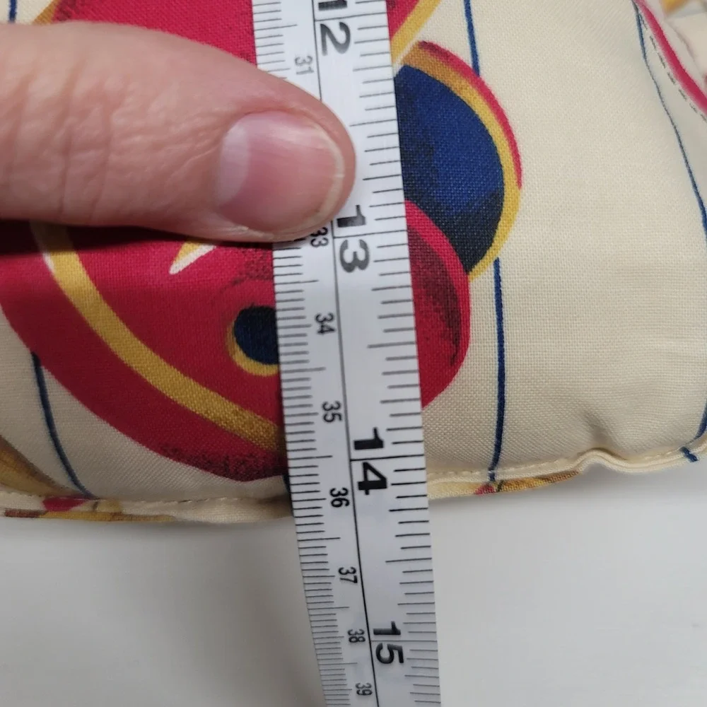 Baseball Themed Pillowcase and Sheet Set in Cream and Red
